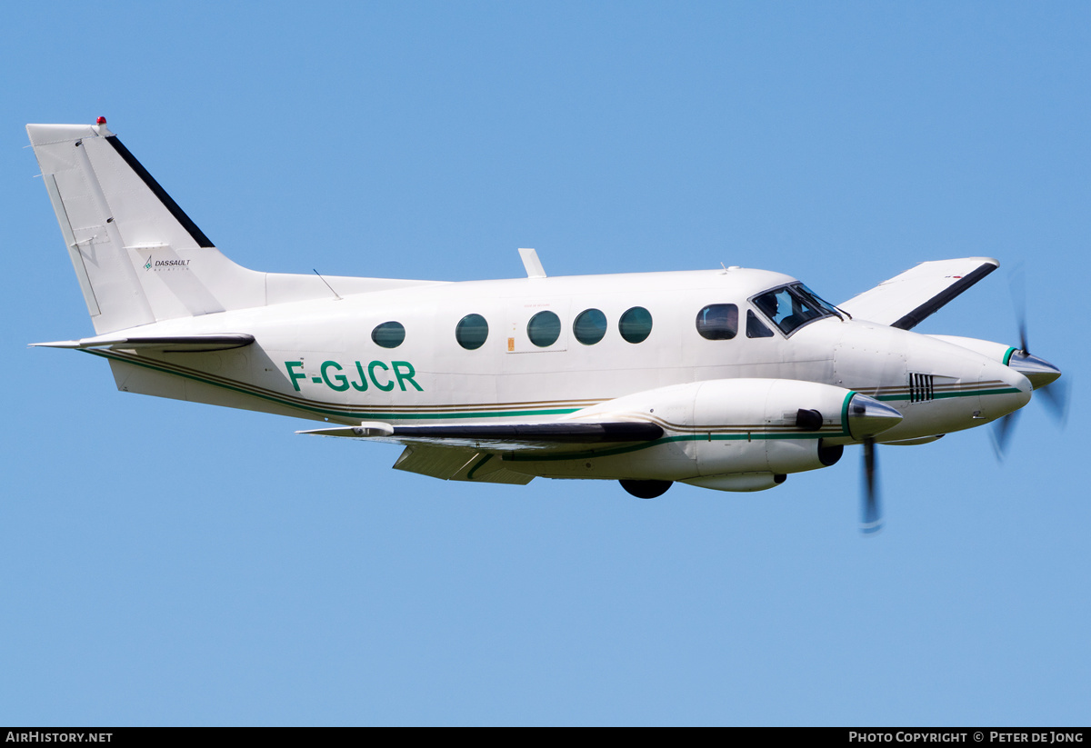 Aircraft Photo of F-GJCR | Beech E90 King Air | Dassault | AirHistory.net #147506