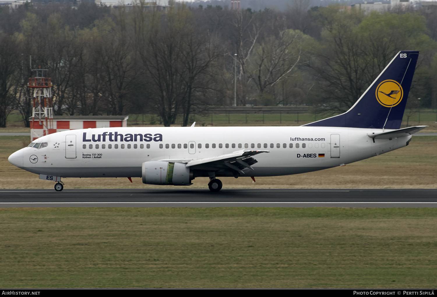 Aircraft Photo of D-ABES | Boeing 737-330 | Lufthansa | AirHistory.net #147514