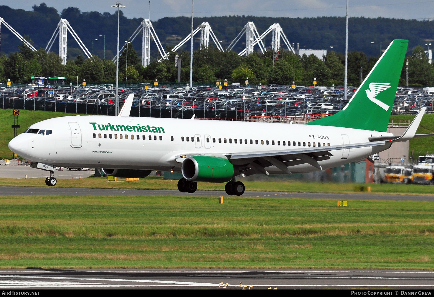 Aircraft Photo of EZ-A005 | Boeing 737-82K | Turkmenistan Airlines | AirHistory.net #147566