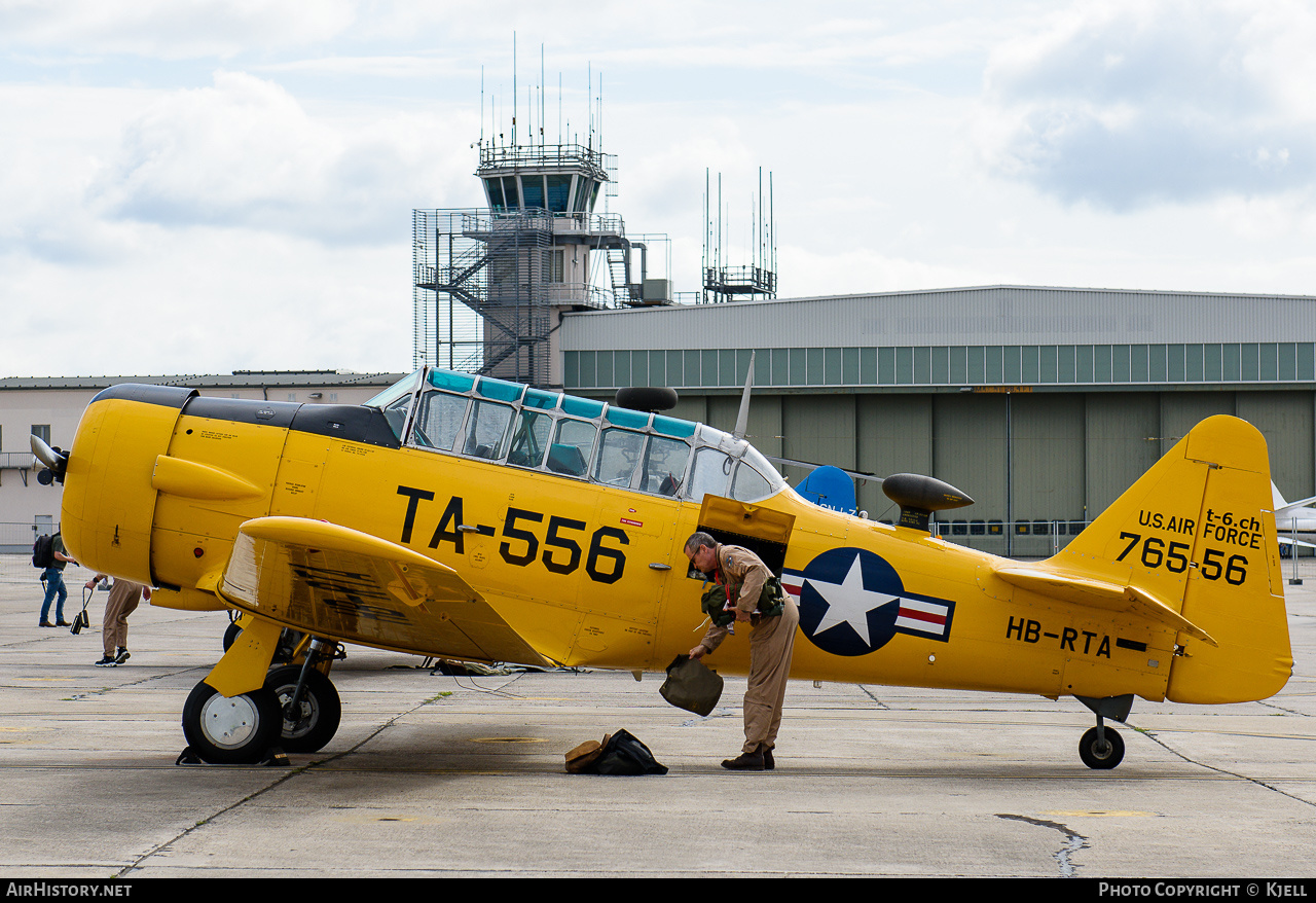 Aircraft Photo of HB-RTA / 76556 | North American AT-16 Harvard II | USA - Air Force | AirHistory.net #147616