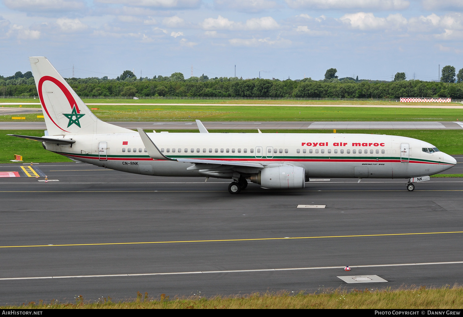 Aircraft Photo of CN-RNK | Boeing 737-8B6 | Royal Air Maroc - RAM | AirHistory.net #147670