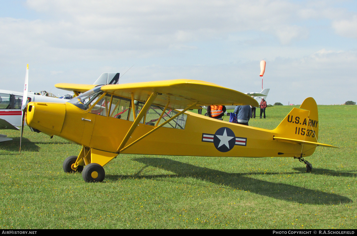 Aircraft Photo of G-AYPM / 115373 | Piper L-18C Super Cub | USA - Army | AirHistory.net #147691