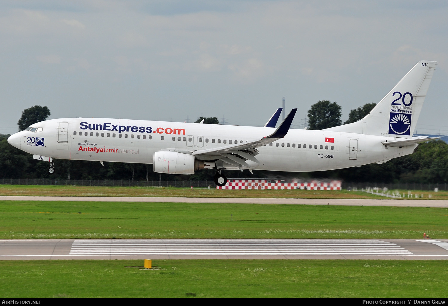 Aircraft Photo of TC-SNI | Boeing 737-8FH | SunExpress | AirHistory.net #147696