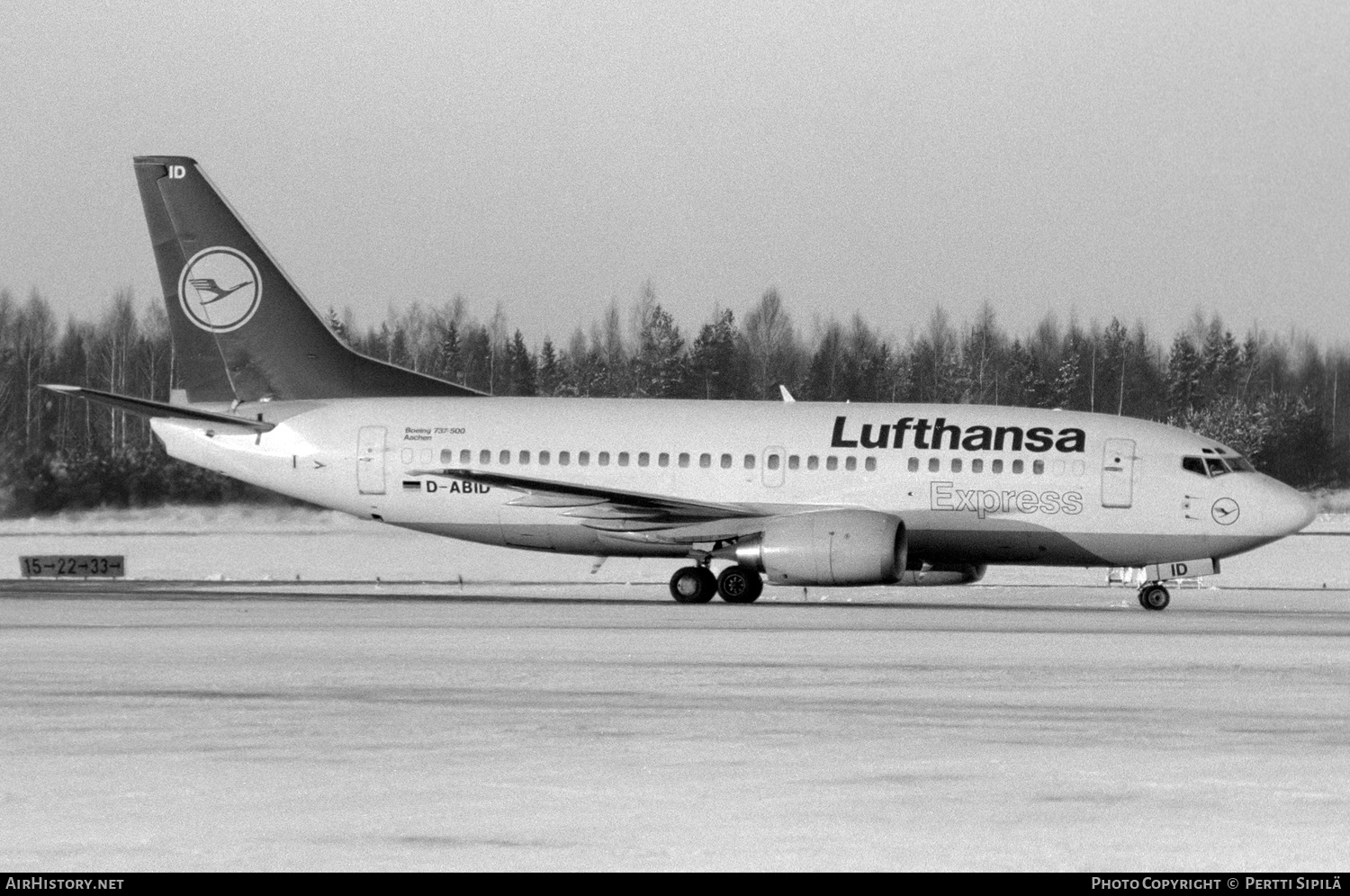Aircraft Photo of D-ABID | Boeing 737-530 | Lufthansa Express | AirHistory.net #147697