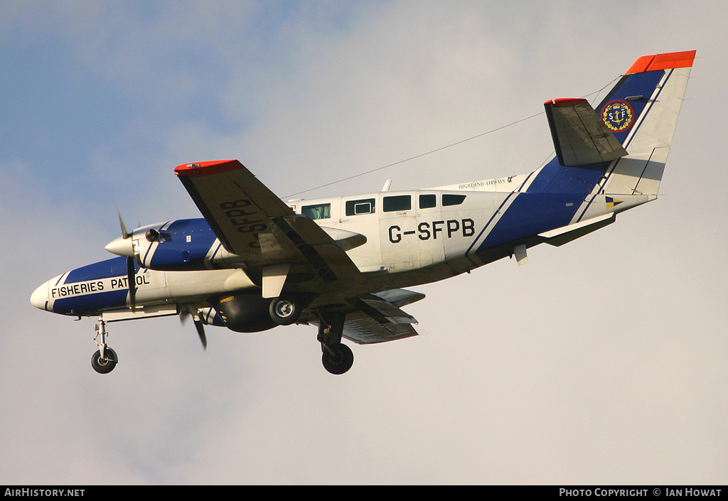 Aircraft Photo of G-SFPB | Reims F406 Vigilant | Scottish Fisheries Protection Agency | AirHistory.net #147718