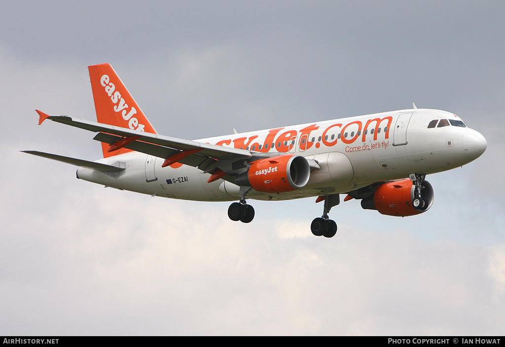 Aircraft Photo of G-EZAI | Airbus A319-111 | EasyJet | AirHistory.net #147721