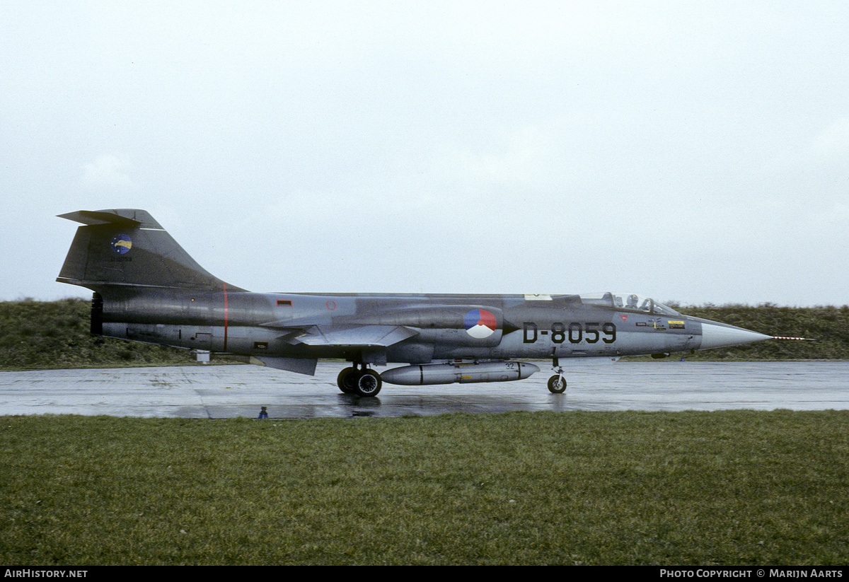 Aircraft Photo of D-8059 | Lockheed RF-104G Starfighter | Netherlands - Air Force | AirHistory.net #147743