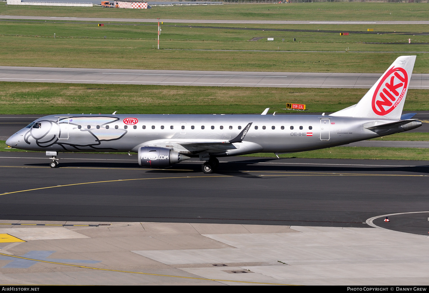 Aircraft Photo of OE-IHE | Embraer 190LR (ERJ-190-100LR) | Niki | AirHistory.net #147750