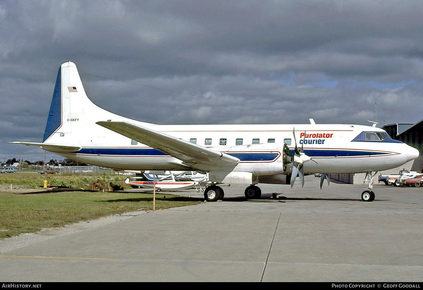 Aircraft Photo of C-GKFY | Convair 580/F | Purolator Courier | AirHistory.net #147777