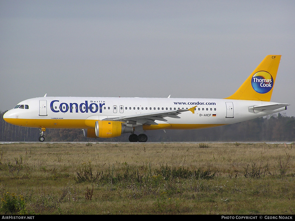 Aircraft Photo of D-AICF | Airbus A320-212 | Condor Berlin | AirHistory.net #147805