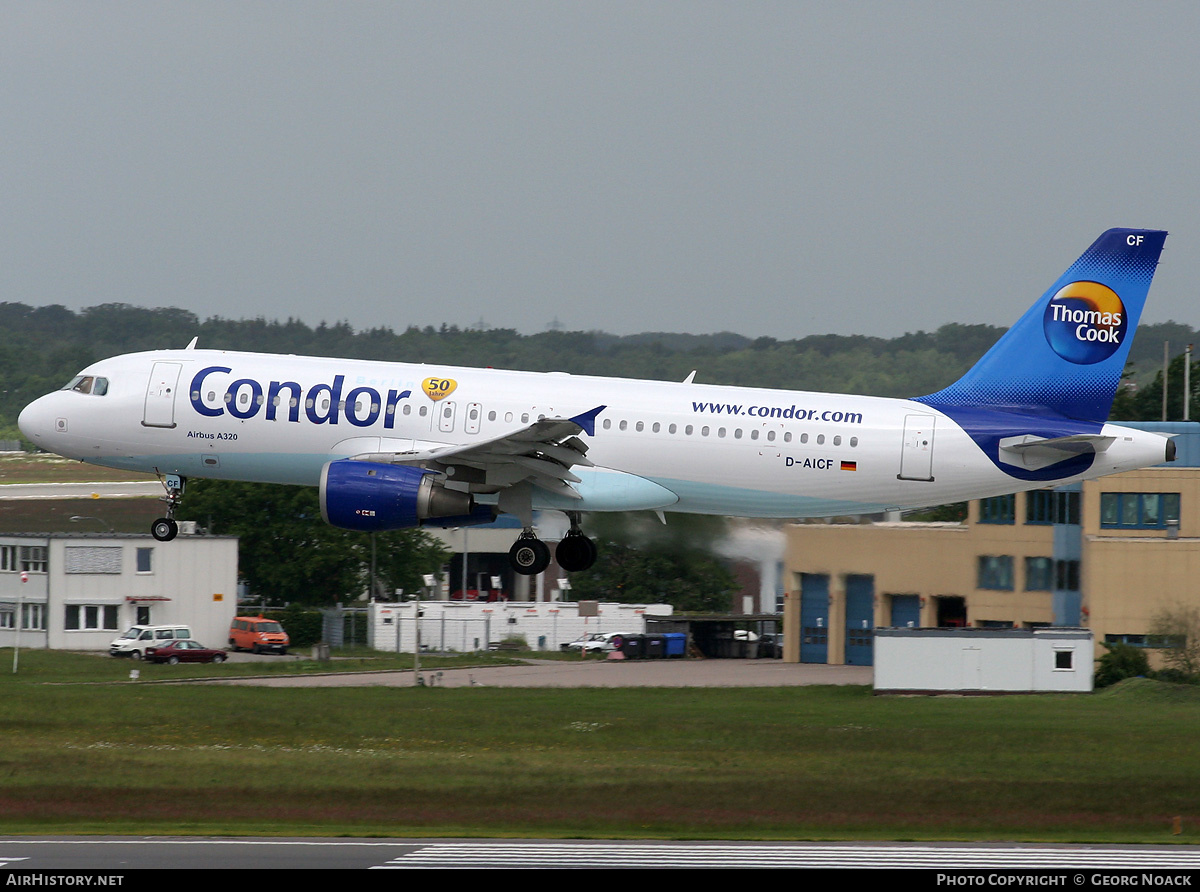 Aircraft Photo of D-AICF | Airbus A320-212 | Condor Flugdienst | AirHistory.net #147811