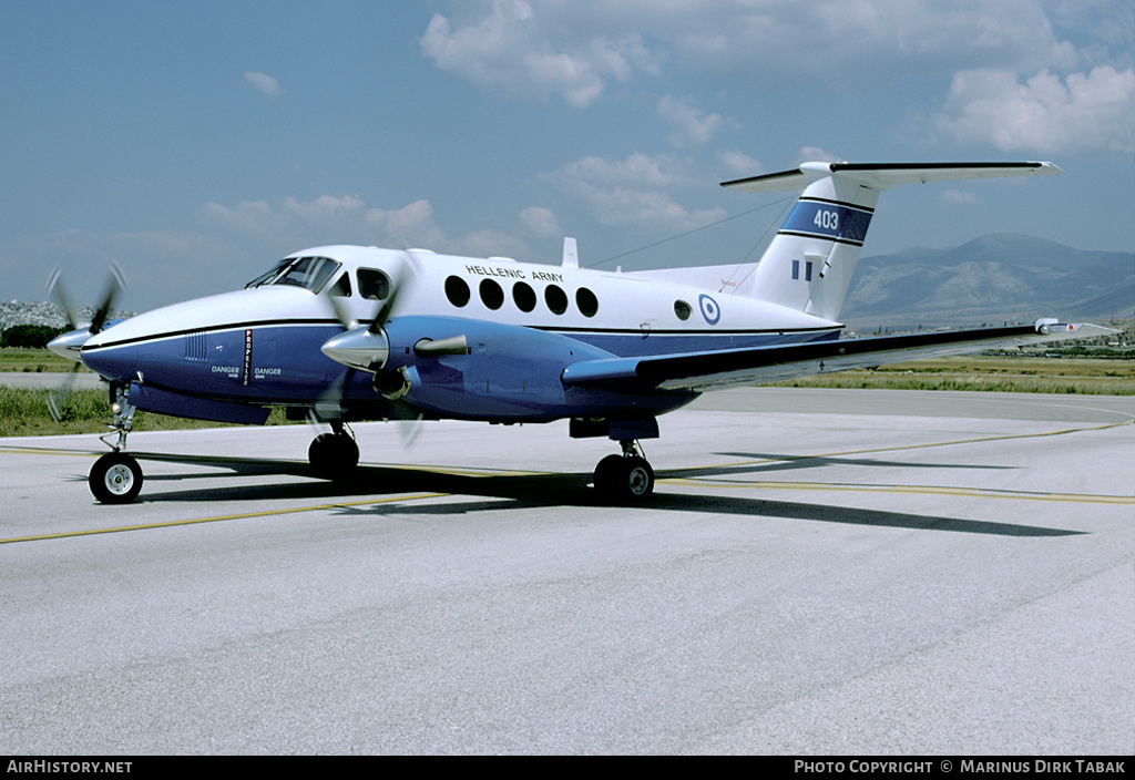 Aircraft Photo of 403 | Raytheon B200 King Air | Greece - Army | AirHistory.net #147812