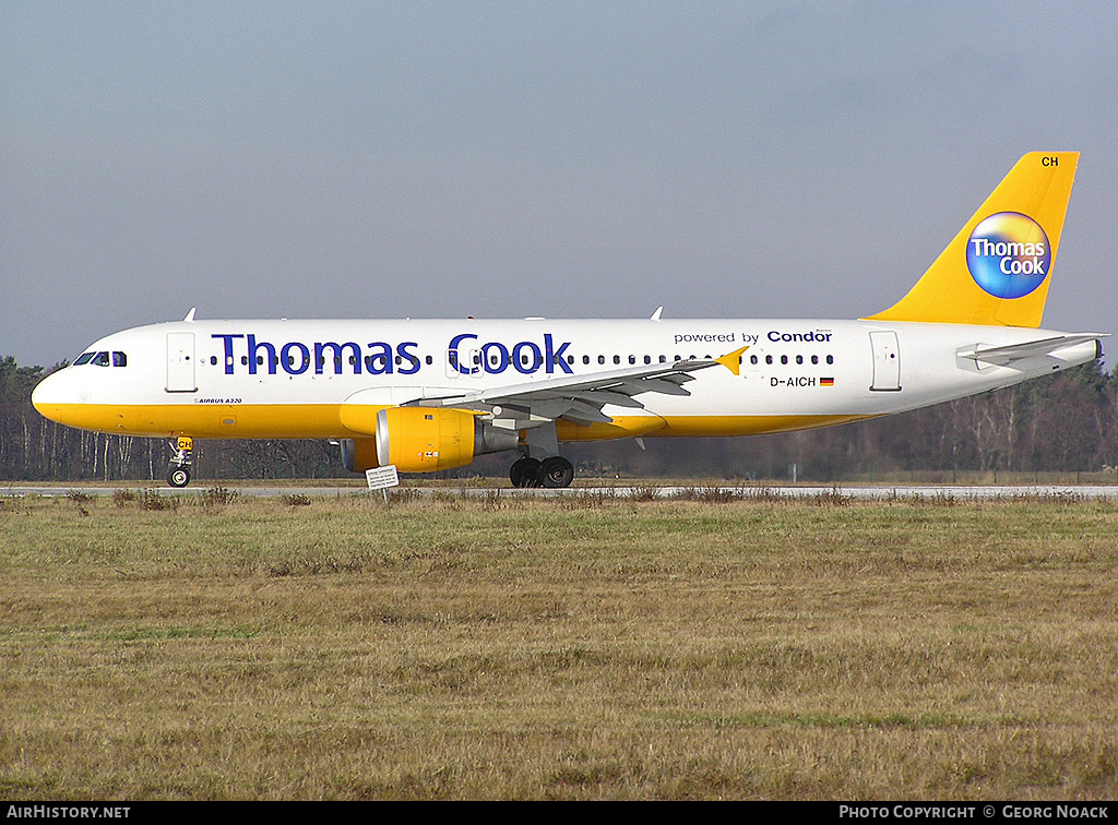 Aircraft Photo of D-AICH | Airbus A320-212 | Thomas Cook Airlines | AirHistory.net #147834