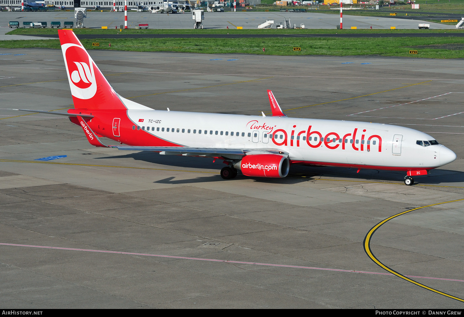 Aircraft Photo of TC-IZC | Boeing 737-86J | Air Berlin Turkey | AirHistory.net #147837