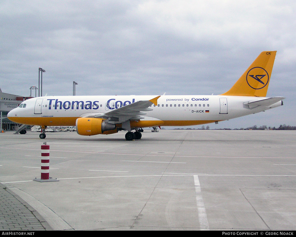 Aircraft Photo of D-AICK | Airbus A320-212 | Thomas Cook Airlines | AirHistory.net #147857