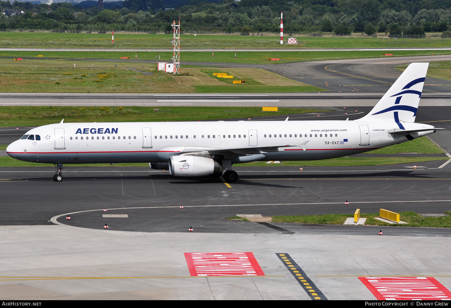 Aircraft Photo of SX-DVZ | Airbus A321-231 | Aegean Airlines | AirHistory.net #147869