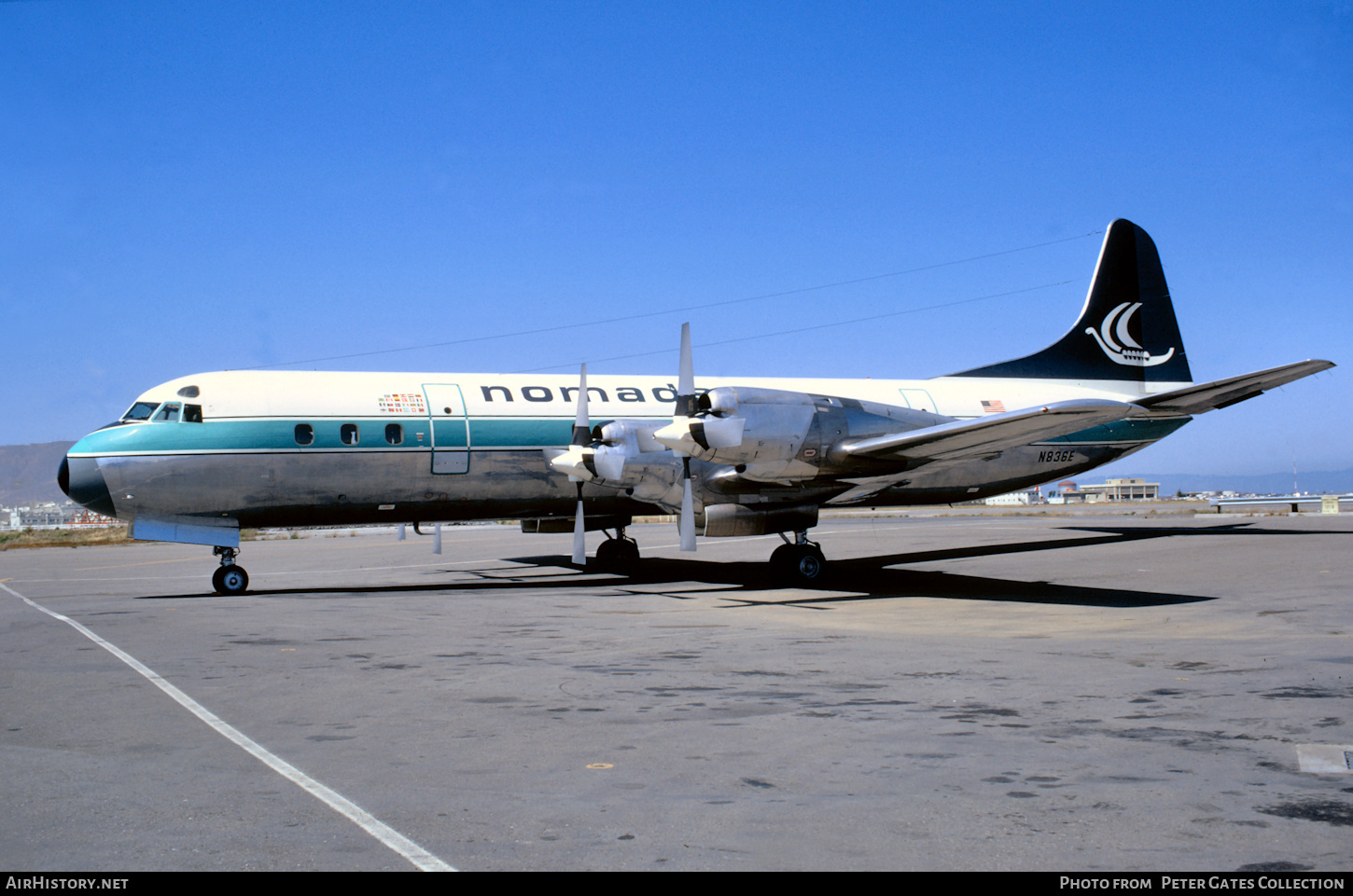 Aircraft Photo of N836E | Lockheed L-188C Electra | Nomads Travel Club | AirHistory.net #147904