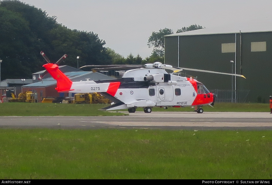 Aircraft Photo of 0275 | Leonardo AW101-612 | Norway - Air Force | AirHistory.net #147919