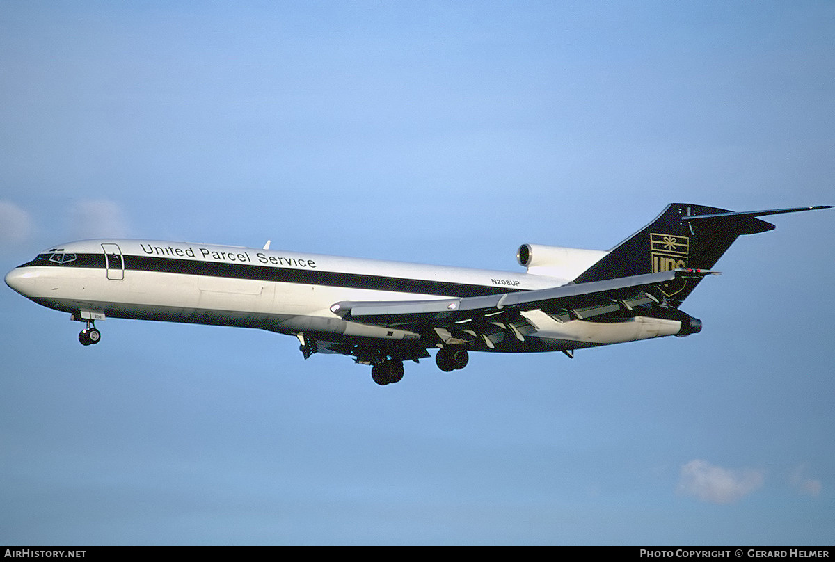 Aircraft Photo of N208UP | Boeing 727-247/Adv(F) | United Parcel Service - UPS | AirHistory.net #147924