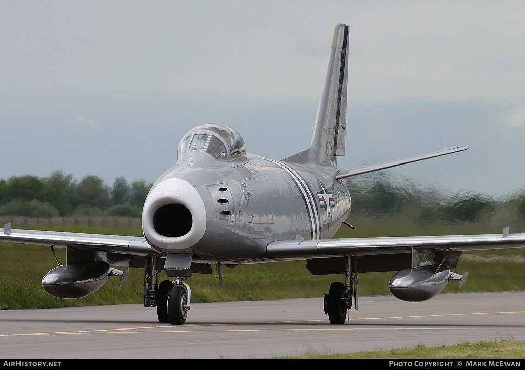 Aircraft Photo of G-SABR / 8178 | North American F-86A Sabre | USA - Air Force | AirHistory.net #147925