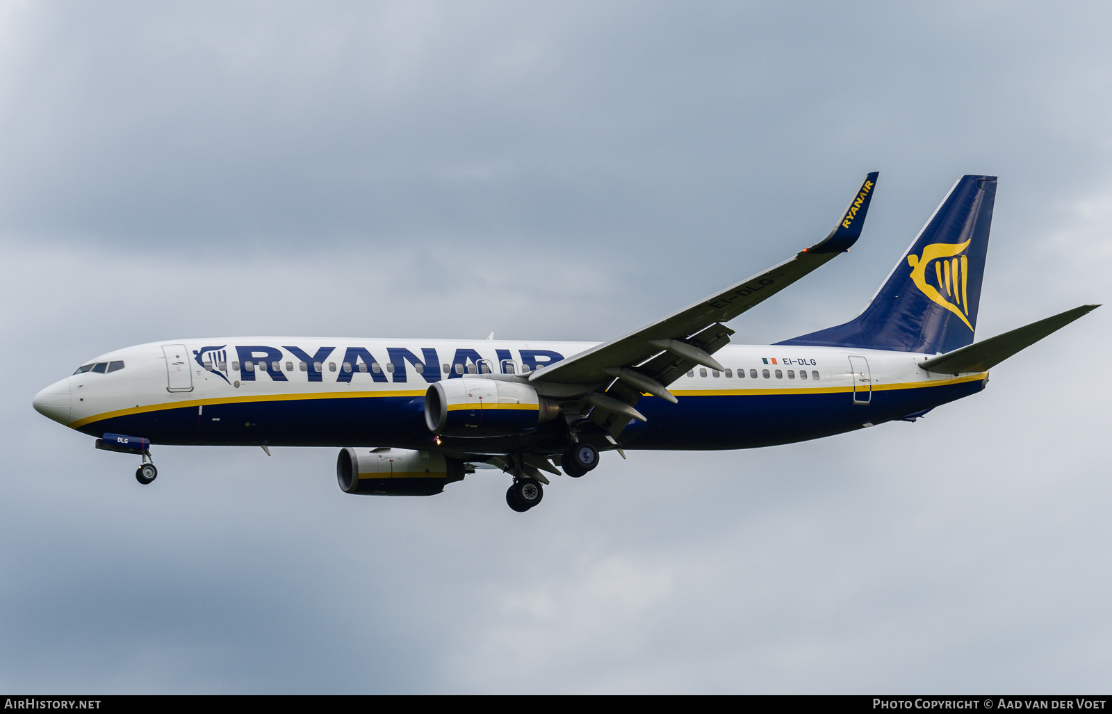 Aircraft Photo of EI-DLG | Boeing 737-8AS | Ryanair | AirHistory.net #147944