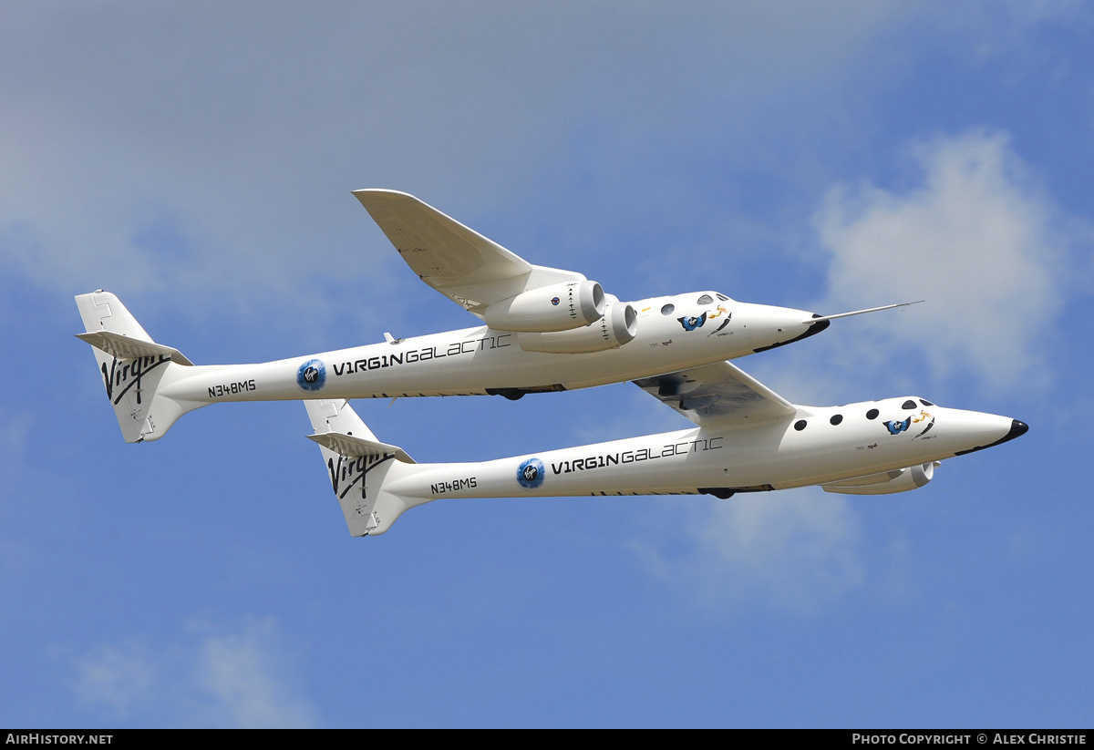 Aircraft Photo of N348MS | Scaled Composites 348 White Knight 2 | Virgin Galactic | AirHistory.net #147961