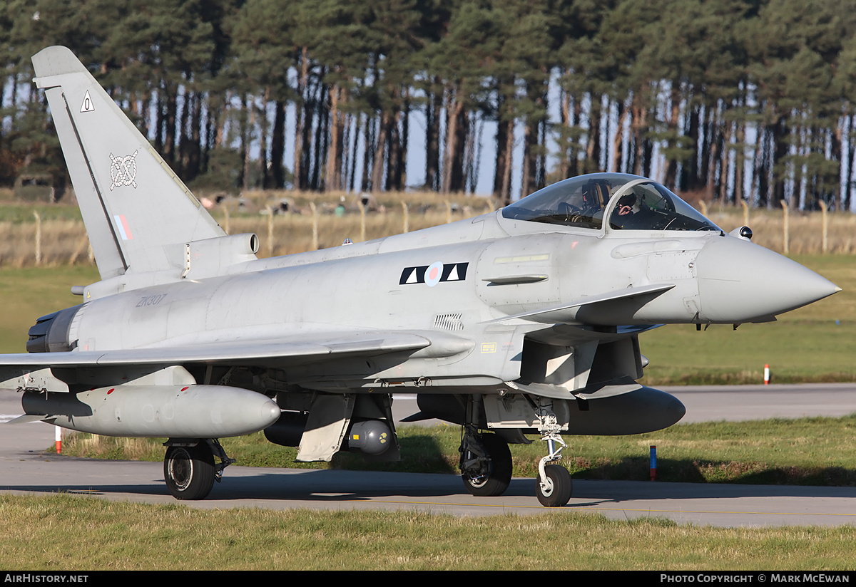 Aircraft Photo of ZK307 | Eurofighter EF-2000 Typhoon FGR4 | UK - Air Force | AirHistory.net #147965
