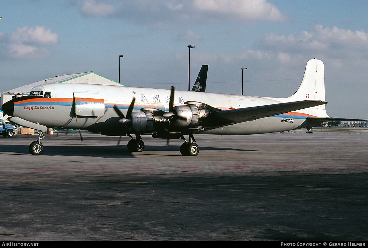 Aircraft Photo of HI-622CT | Douglas DC-7B(F) | AMSA - Aerolíneas Mundo | AirHistory.net #147974