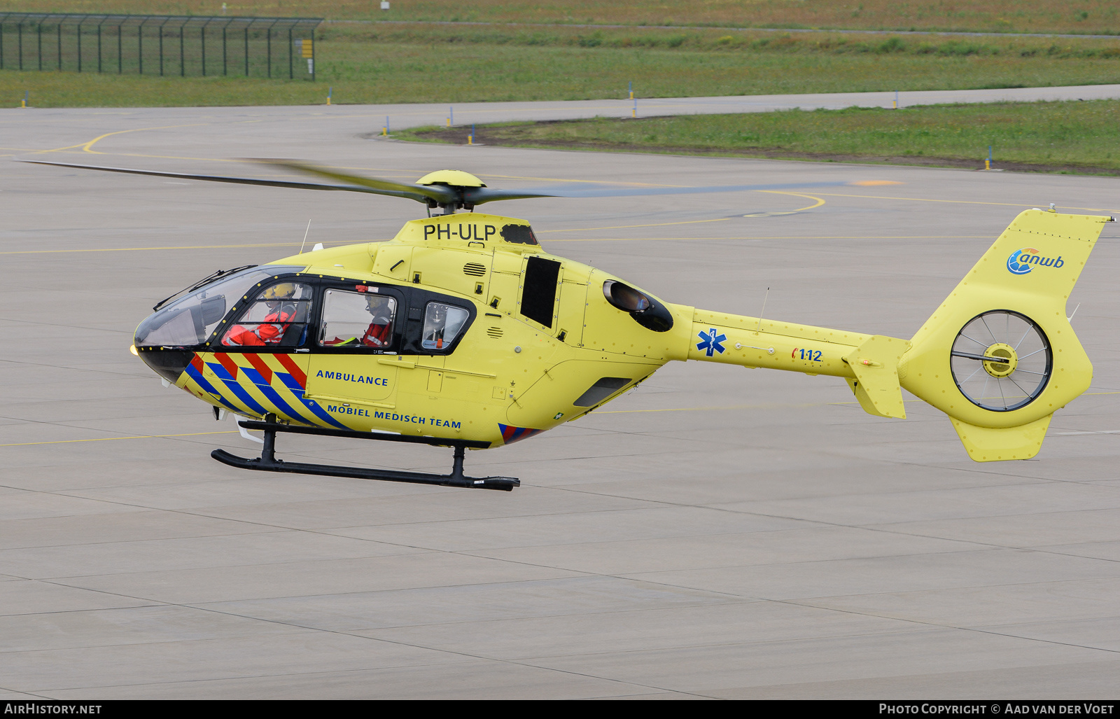 Aircraft Photo of PH-ULP | Eurocopter EC-135T-2 | ANWB Mobiel Medisch Team | AirHistory.net #147983