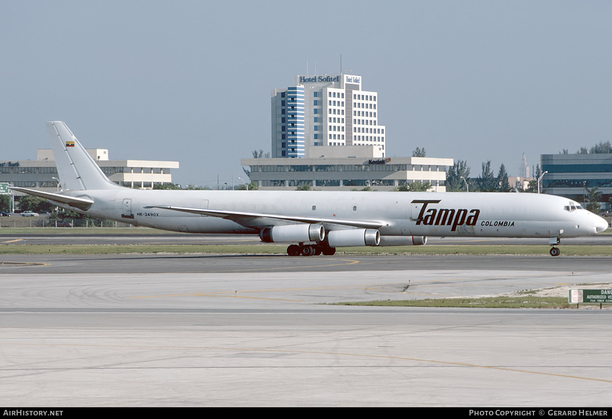 Aircraft Photo of HK-3490X | McDonnell Douglas DC-8-63(F) | TAMPA - Transportes Aéreos Mercantiles Panamericanos | AirHistory.net #148005