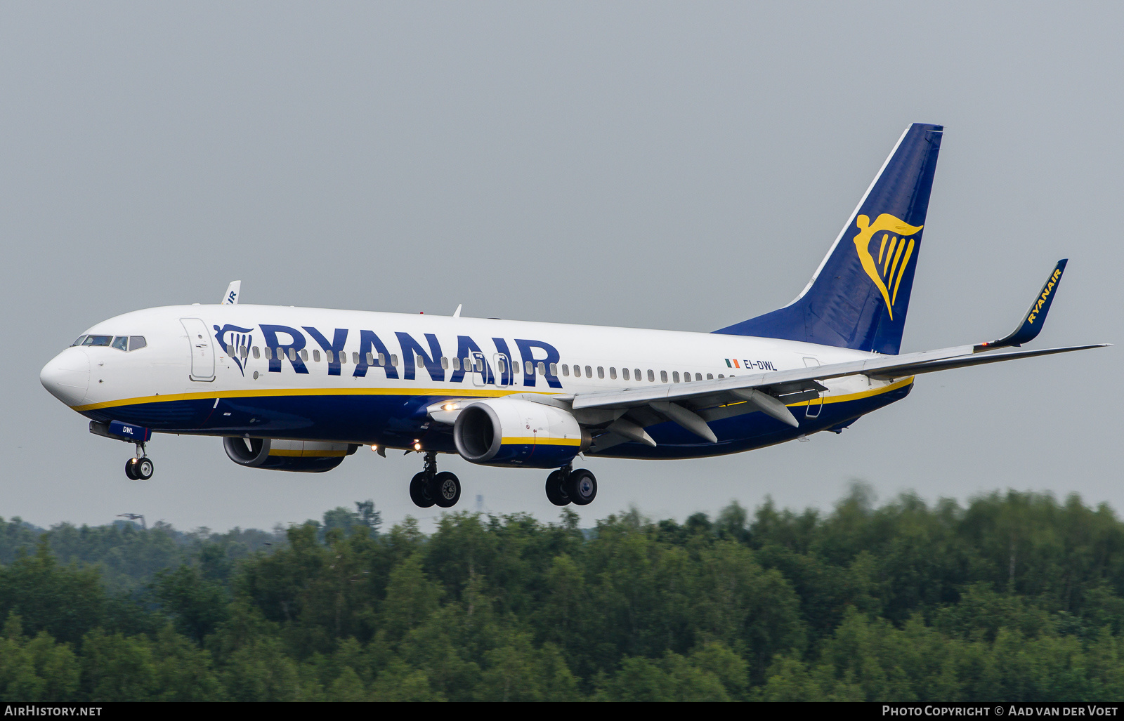 Aircraft Photo of EI-DWL | Boeing 737-8AS | Ryanair | AirHistory.net #148012