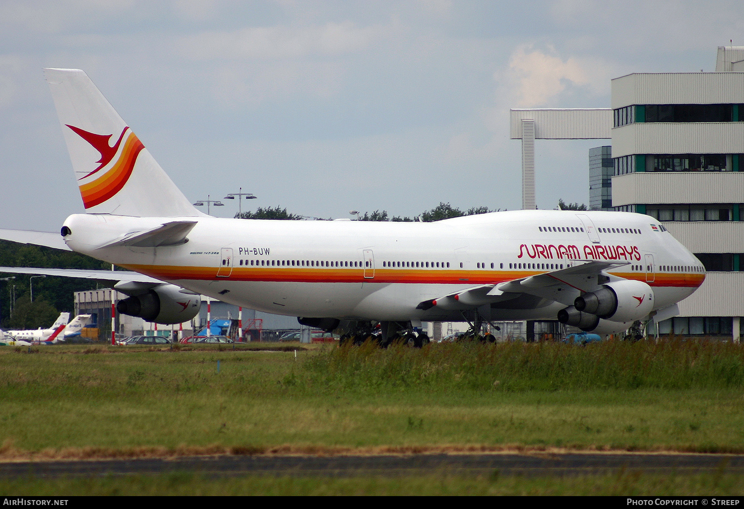 Aircraft Photo of PH-BUW | Boeing 747-306(SCD) | Surinam Airways | AirHistory.net #148019