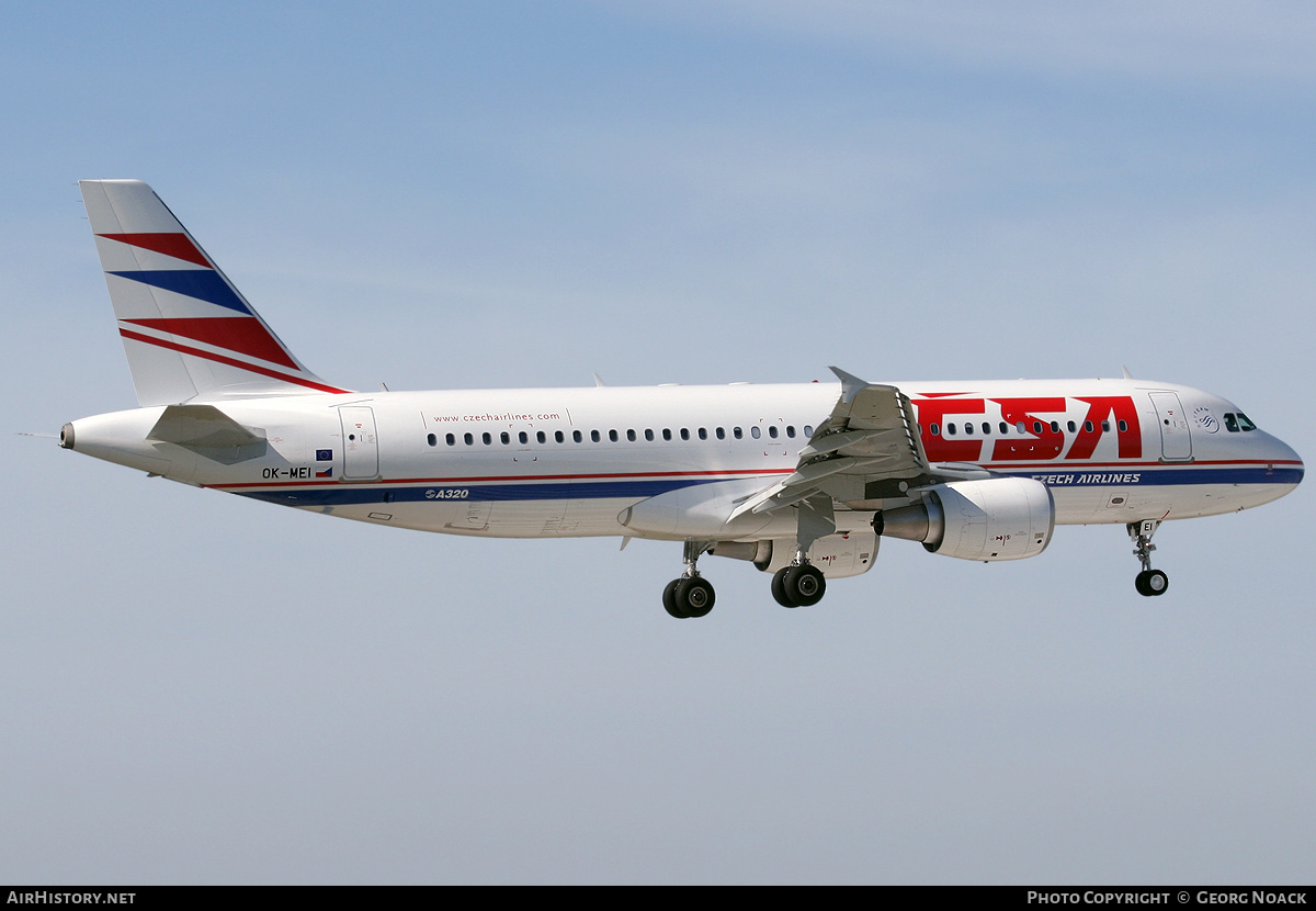 Aircraft Photo of OK-MEI | Airbus A320-214 | ČSA - Czech Airlines | AirHistory.net #148031