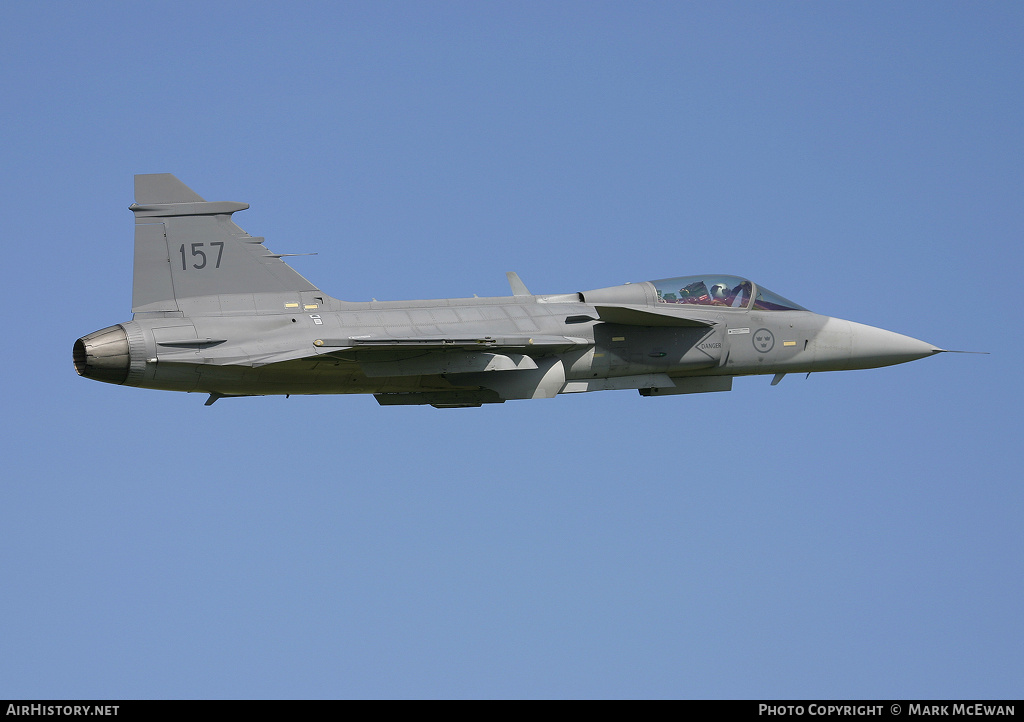 Aircraft Photo of 39157 | Saab JAS 39A Gripen | Sweden - Air Force | AirHistory.net #148034