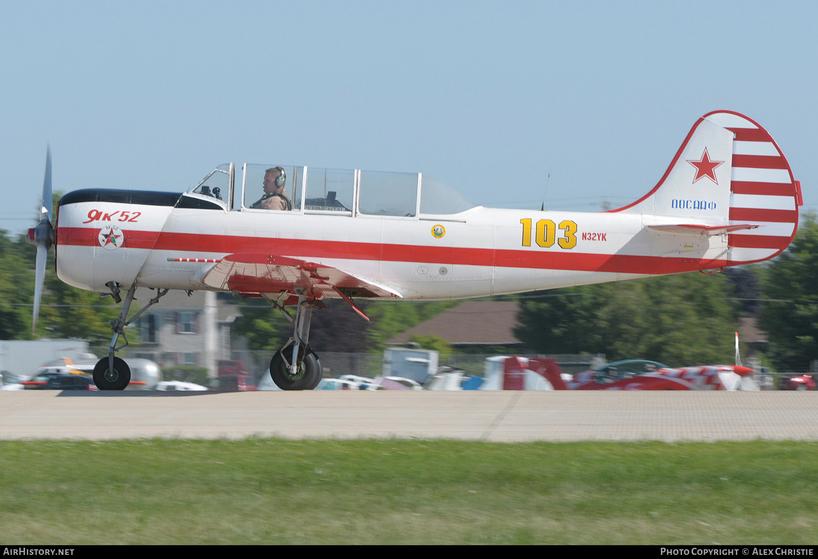 Aircraft Photo of N32YK | Yakovlev Yak-52 | Soviet Union - DOSAAF | AirHistory.net #148054