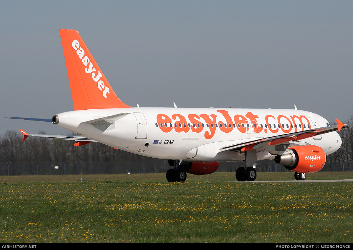 Aircraft Photo of G-EZAM | Airbus A319-111 | EasyJet | AirHistory.net #148065