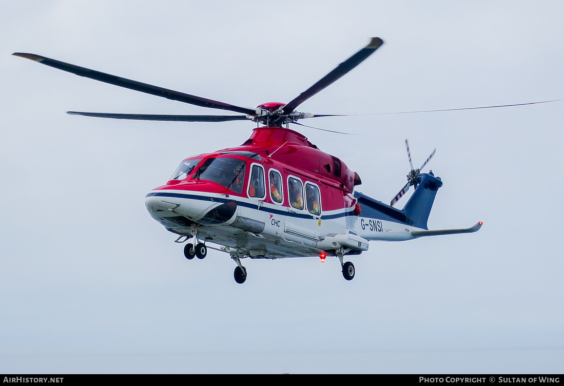 Aircraft Photo of G-SNSI | AgustaWestland AW-139 | CHC Helicopters | AirHistory.net #148084