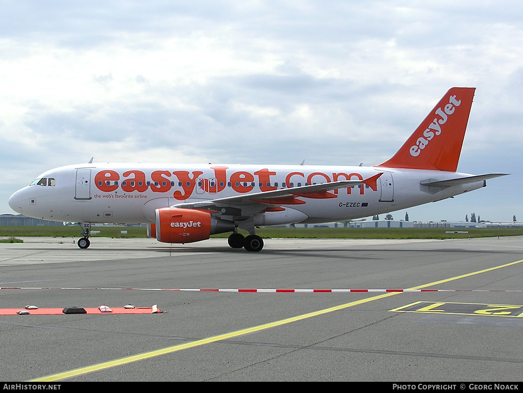Aircraft Photo of G-EZEC | Airbus A319-111 | EasyJet | AirHistory.net #148092