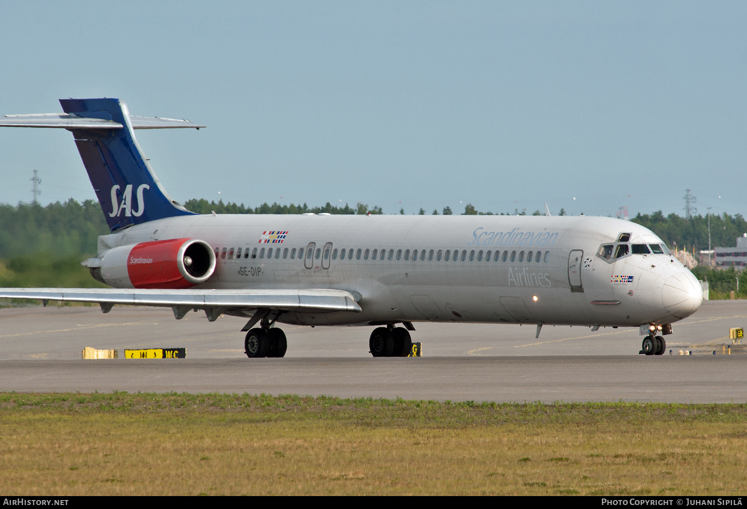 Aircraft Photo of SE-DIP | McDonnell Douglas MD-87 (DC-9-87) | Scandinavian Airlines - SAS | AirHistory.net #148108