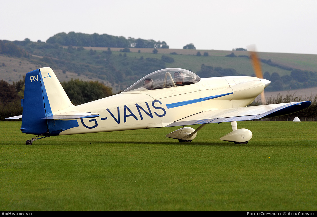 Aircraft Photo of G-VANS | Van's RV-4 | AirHistory.net #148181