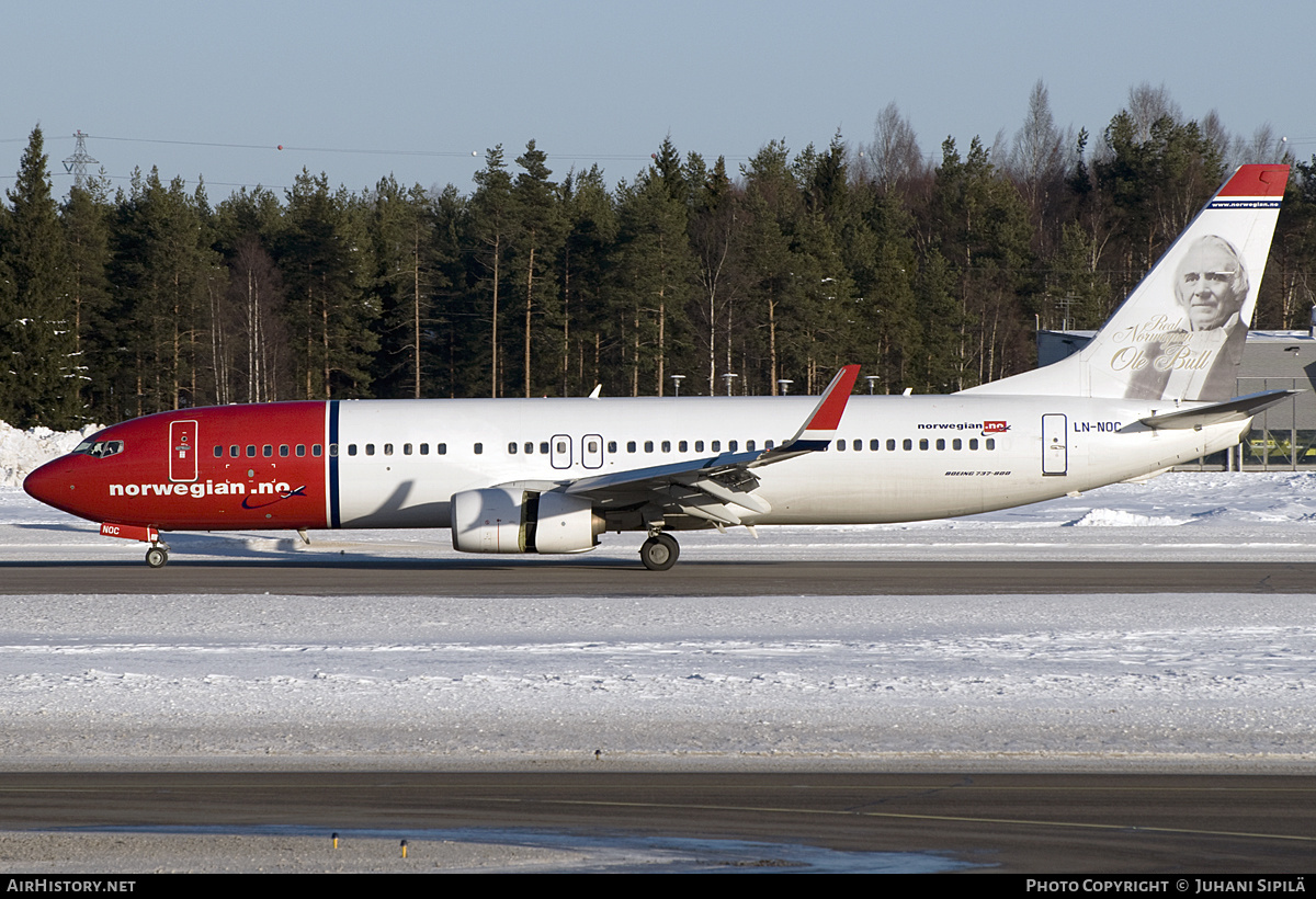Aircraft Photo of LN-NOC | Boeing 737-81Q | Norwegian | AirHistory.net #148198
