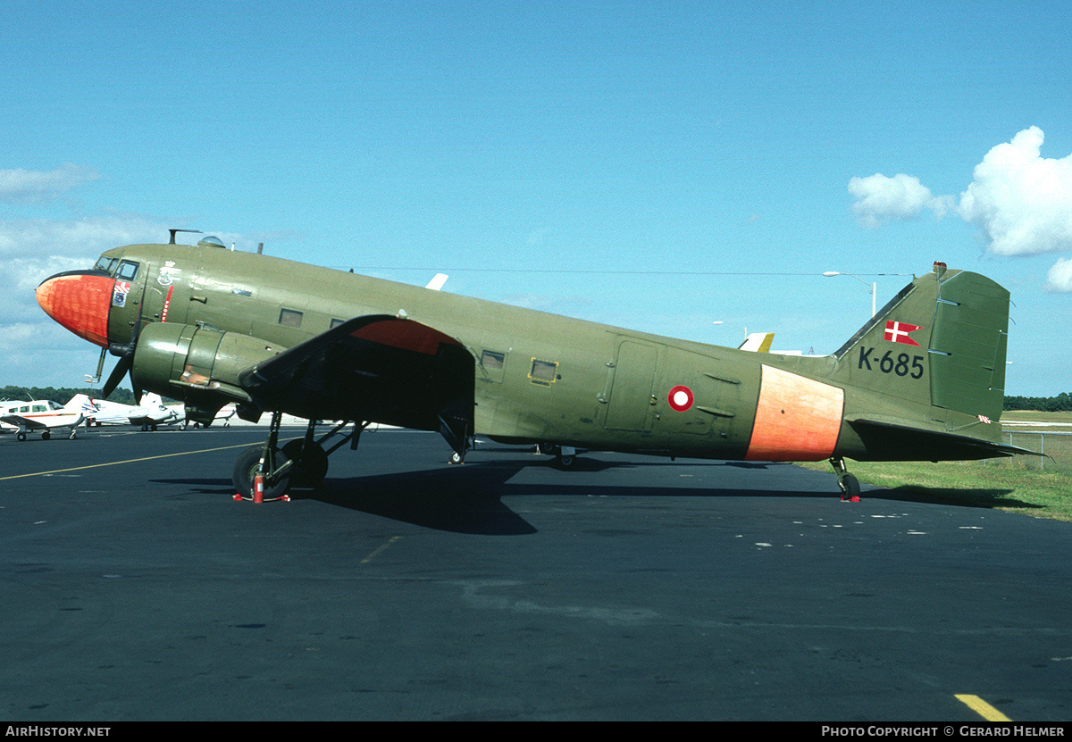 Aircraft Photo of K-685 | Douglas C-47A Skytrain | Denmark - Air Force | AirHistory.net #148201