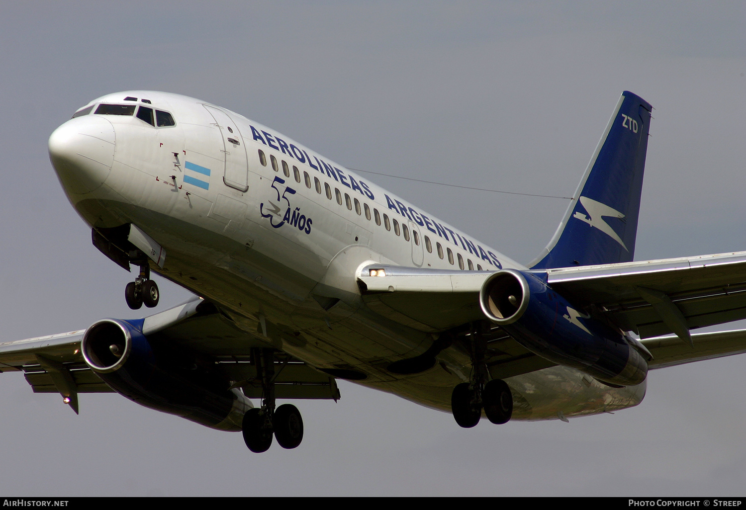 Aircraft Photo of LV-ZTD | Boeing 737-236/Adv | Aerolíneas Argentinas | AirHistory.net #148212