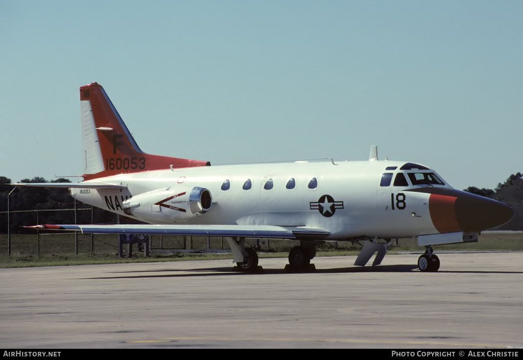 Aircraft Photo of 160053 | North American Rockwell T-39G | USA - Navy | AirHistory.net #148223