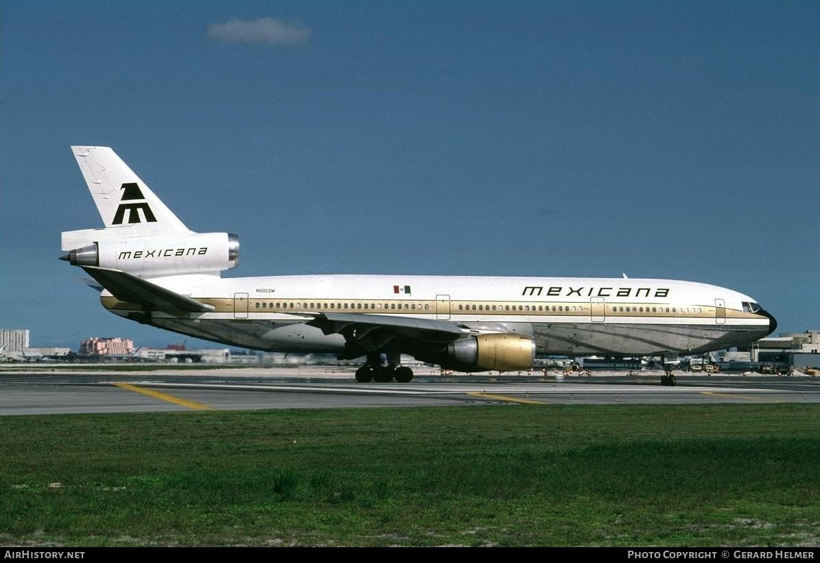 Aircraft Photo of N1003W | McDonnell Douglas DC-10-15 | Mexicana | AirHistory.net #148224