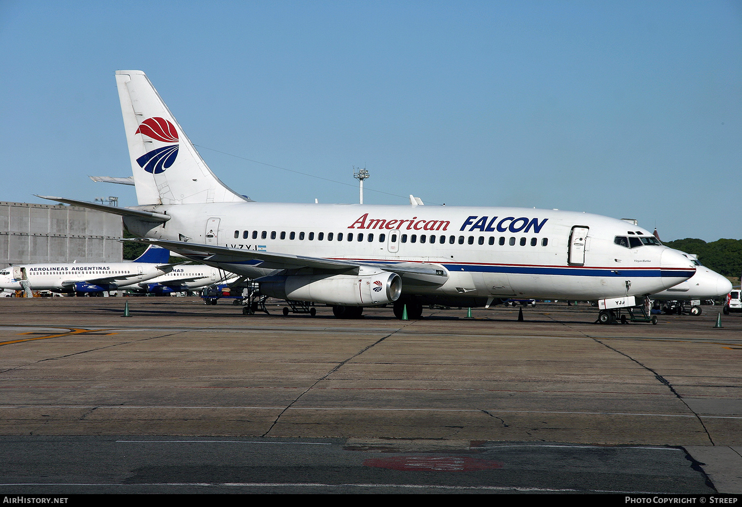 Aircraft Photo of LV-ZYJ | Boeing 737-291 | American Falcon Aerolíneas | AirHistory.net #148235