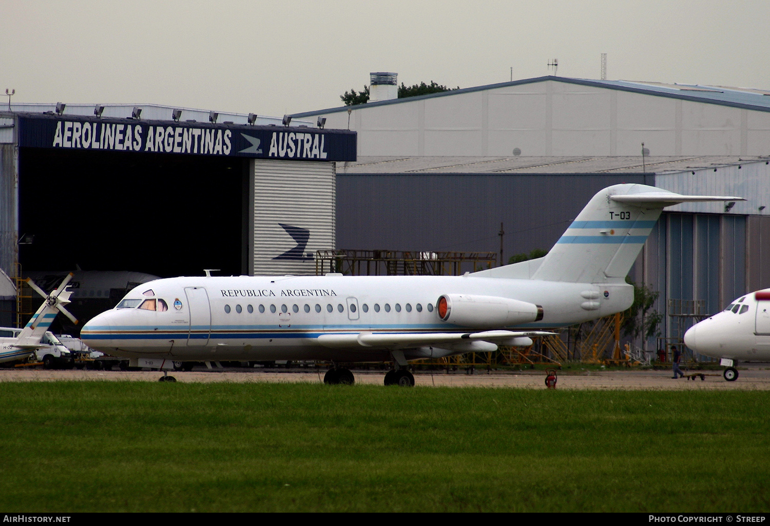 Aircraft Photo of T-03 | Fokker F28-1000 Fellowship | Argentina - Air Force | AirHistory.net #148239