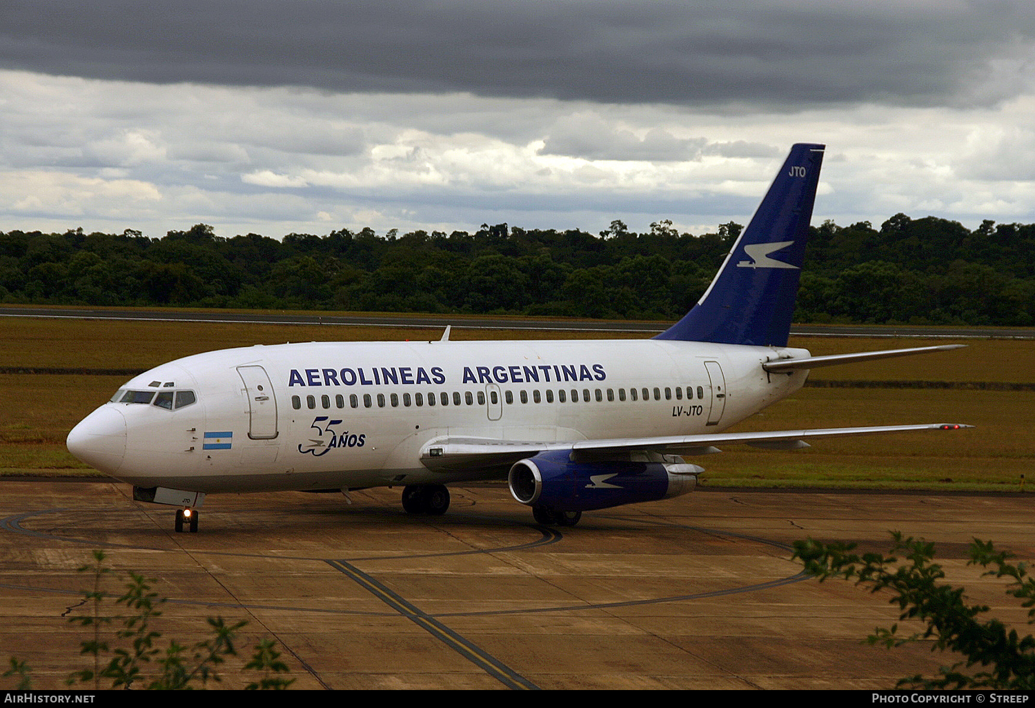 Aircraft Photo of LV-JTO | Boeing 737-287 | Aerolíneas Argentinas | AirHistory.net #148244