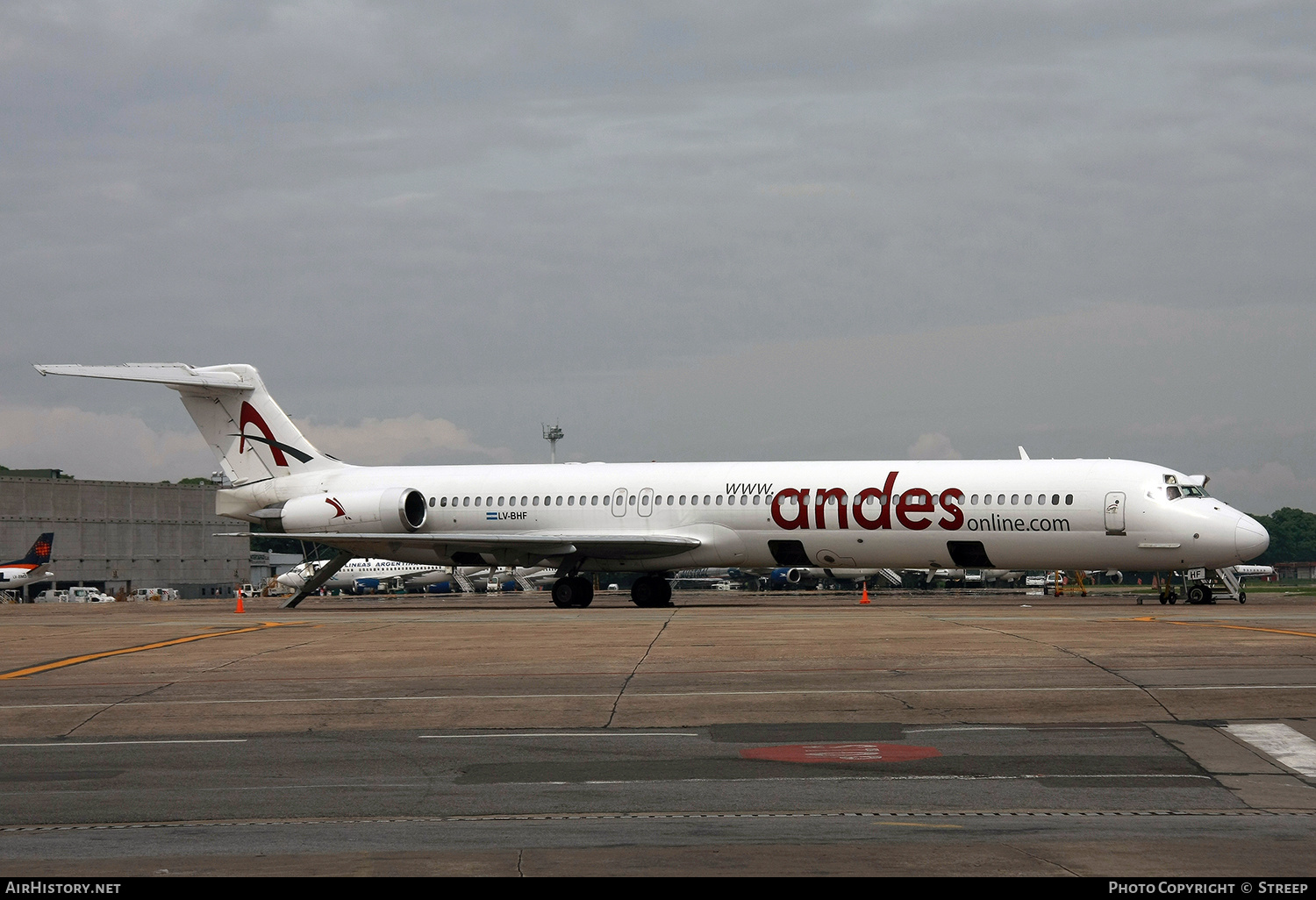 Aircraft Photo of LV-BHF | McDonnell Douglas MD-82 (DC-9-82) | Andes Líneas Aéreas | AirHistory.net #148249