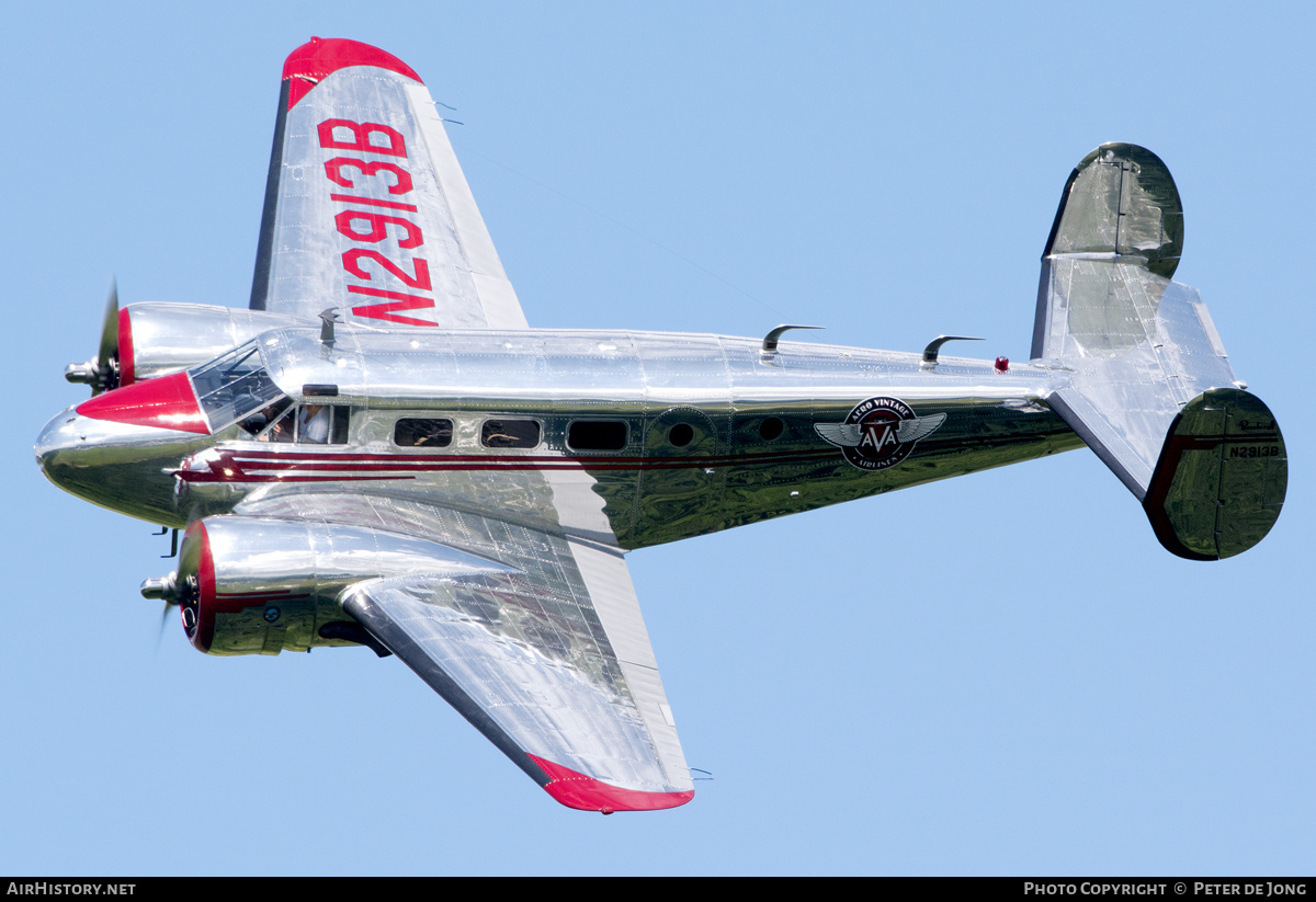 Aircraft Photo of N2913B | Beech D18S | AVA - Aero Vintage Academy | AirHistory.net #148255